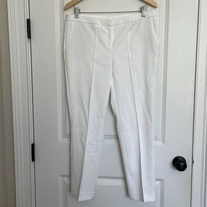Saint Tropez West Women’s Patterned Ankle Pants White 10